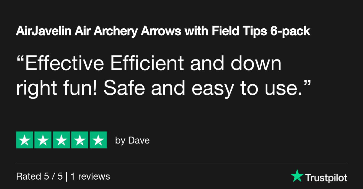 Trustpilot airjavelin arrows reveal